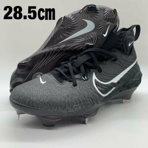 NIKE 野球 スパイク ブラック 黒 軽量 ミドルカット 28.5㎝