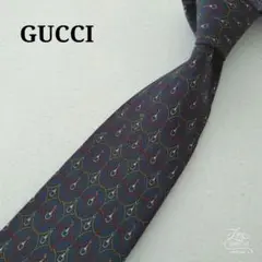 グッチ　GUCCI ネクタイ　シルク100% イタリア製　ホースビット