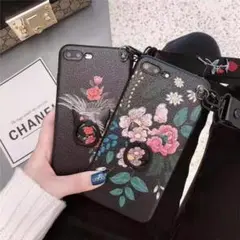 iPhoneXケース  iPhoneXSケース ストラップ リング付き