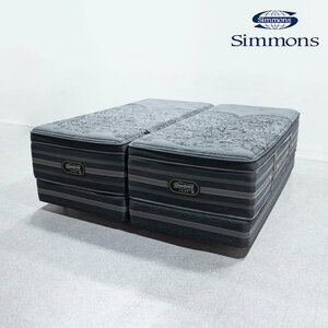 【中古品】SIMMONS シモンズ Beautyrest LUXE ビューティーレスト リュクス アルティメイト ピロートップ キングサイズ ベッド 定価156万