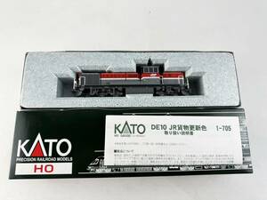 HOゲージ KATO DE10 1575号機 貨物更新色 1-705 カトー 鉄道模型 走行動作確認済み 1円～