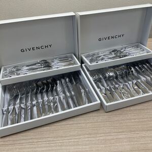 885▲1円スタート GIVENCHY カトラリーセット スプーン フォーク ナイフ デザートスプーン まとめ売り