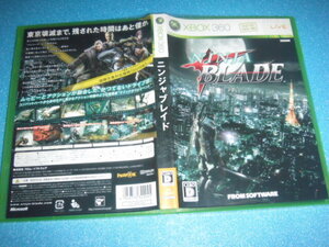 中古 XBOX360 NINJA BLADE ニンジャブレイド 即決有 