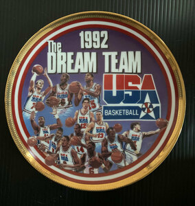 DREAM TEAM 1992 GoldEdition Plate 21.5cm