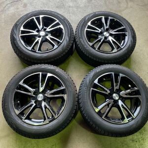 フィアット　PCD98 4H 2022年製　新品同様　175/65R15 スタッドレス 4本　ピレリー　6J オフセット38 ハブ径58mm ボルト穴径14mm 良品