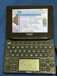 SHARP シャープ Brain カラー 電子辞書 PW-AC920 本体 タッチペン付き 動作確認済み