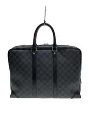 LOUIS VUITTON 1)ポルト・ドキュマン・ヴォワヤージュ_ダミエ・グラフィット_BLK PVC ブラック