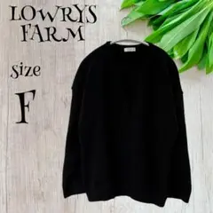 LOWRYSFARMローリーズファーム　プルオーバートップス【F】ブラック　長袖