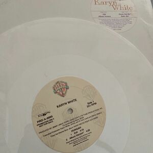 KARYN WHITE / HUNGAH ホワイト盤　カラーバイナル　R&B レコード プロモ　希少