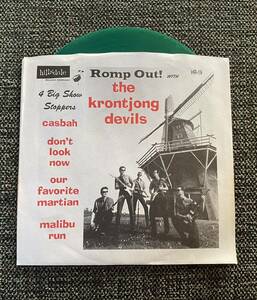 The Krontjong Devils 7inch Romp Out! Surf サーフ ガレージ Garage Punk