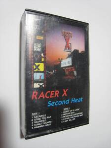 【カセットテープ】 RACER X / SECOND HEAT US版 レーサー・Ｘ セカンド・ヒート PAUL GILBERT SCOTT TRAVIS JEFF MARTIN