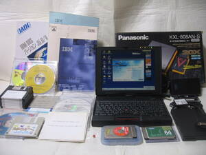 IBM ThinkPad235 (2607-15J) Windows98 Windows95 Windows3.1　OS複数　Pentium233MHz　メモリEDO 96MB　チャンドラ　　