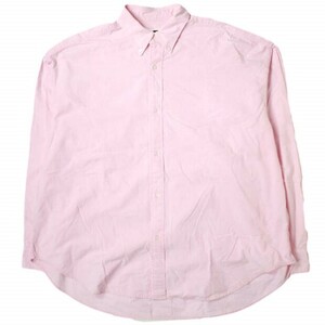 H BEAUTY＆YOUTH エイチ ビューティーアンドユース OVERSIZE COTTON BD SHIRTS オーバーサイズボタンダウンシャツ 1211-299-7889 L ピンク