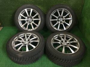 レクサスLS等に!! T.R.G 18x8J OFF45 235/50R18 ヨコハマ iG60 冬タイヤ 2019年製 売切!!