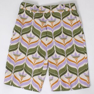 GUCCI x adidas Trefoil Print Shorts size46 Green/Ivory 696657 ZAJOU グッチ アディダス ショーツ ショートパンツ