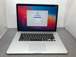 【Apple】MacBook Pro Retina 15inch Late 2013 A1398 Corei7-4960HQ 16GB SSD512GB NVIDIA GeForce GT750M 2GB OS11.6 中古Mac US配列