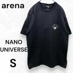 arena NANO UNIVERSE ブラック　Tシャツ　コラボ シャツ　S