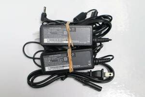 E8373 L 2個セット 中古マウスコンピューター CHICONY ACアダプタ A12-040N2A 19V-2.1A 40W　動作ＯＫ