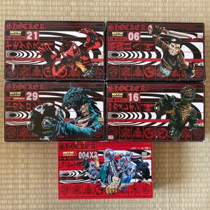 未開封！　RAH220 1：8 ショッカーライダー最終計画、戦闘員A、死神カメレオン、ヤモゲラス、トカゲロン　計5個セット