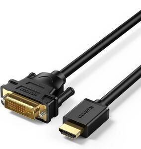 即納　UGREEN DVI HDMI 変換ケーブル 双方向 1080P対応 2m