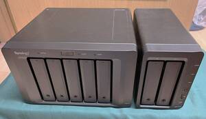 Synology DS716+ⅡとDX513のセット