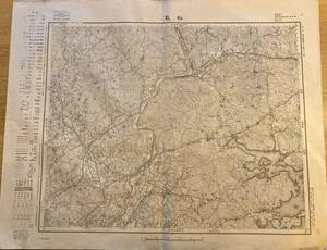 大正2年和気地図　大日本帝国陸地測量部　岡山縣備前國和気郡赤磐郡邑久郡上通郡一部　鉄道山陽本線路線一部工兵隊廠舎関谷神社圓光寺等
