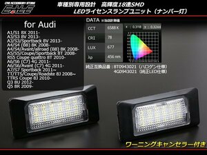 アウディ LEDライセンスランプ A7/S7/TT/TTS/TTRS/Q3/Q5 R-216