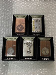 【zippo】【未使用】ジッポー ライター 紙ケース 保証書付 まとめ 5点