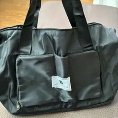 2WAYボストンバッグ ブラック サイズ約縦30×横40×マチ23cm