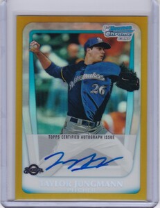 ヤングマン 2011 BOWMAN CHROME GOLD AUTO /50 直筆サイン