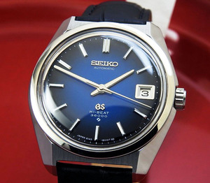 GRAND SEIKO グランド セイコー 6145-8000 Steel Blue Gradation Dial メンズ 自動巻き(美品、OH済み ) / 36mm