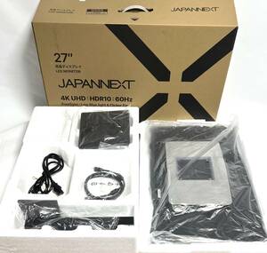 ☆送料無料 極美品 JAPANNEXT ジャパンネクスト 27インチ 4K液晶モニター JN-IPS2709UHDR IPSパネル搭載