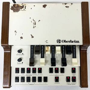 【Hd-0】 Oberheim OB3 Drawbar Organ Expander オルガン音源モジュール 音出し確認済み ボタン反応不良ややあり 傷や汚れ多数 1875-17