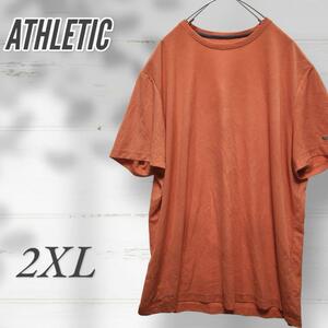 ATHLETIC アスレチック　Tシャツ/カットソー　 半袖 オレンジ 2XL 　2459