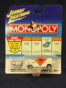 ジョニーライトニング 1/64 33年型 フォード セダン デリバリー モノポリー トークン付き JOHNNY LIGHTNING Ford Sedan Delivery MONOPOLY