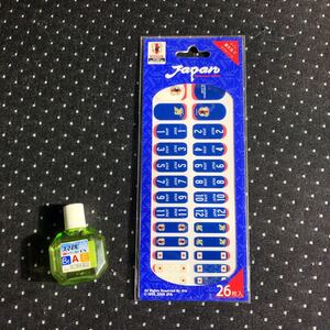 即決 送料無料 新品　サッカー日本代表チームモデル Ｂデザイン ネイルシール １枚