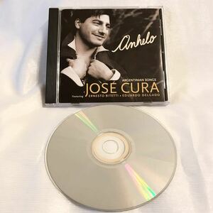 JOSE CURA ホセ クーラ - ANHELO - Argentinian Songs - Bitetti Delgado テノール CD オペラ 声楽