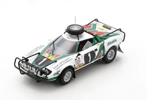 【スパーク】 1/43 ランチア　ストラトスHF No.1 Safari Rally 1976B. Waldegaard - H. Thorszelius [S9085]★未開封新品！