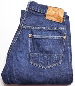 Workers K&T H MFG Co (ワーカーズ) Lot 808 - 13.5oz Straight Jeans / 13.5ozデニム ストレートジーンズ 美品 インディゴ w34