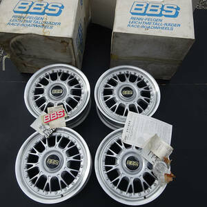 120番　当時新品未使用　BBS RB011 DBK 16X7J　H2ET35 5/100 4本セット　silber polished　ビービーエス 16インチ　ホイール旧車