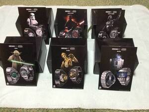 限定 激レア SEIKO セイコー STARWARS スターウォーズ ウォッチ 腕時計 6本セット シリアルナンバー 4　