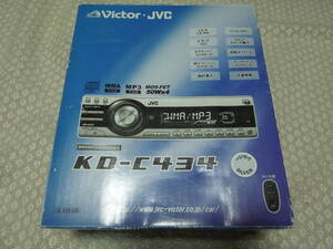 Victor JVC WMA/MP3対応CDレシーバー KD-C434-S