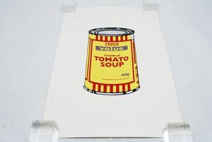希少 WCP Banksy バンクシー SOUP CAN Yellow リプロダクション シルクスクリーン プリント 現代アート 限定品
