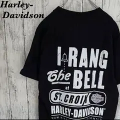 【人気】Harley-Davidson Tシャツ ブラック　S プリント