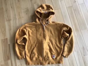 FJALLRAVEN 90s フェールラーベン ジップアップ パーカ　Sサイズ　マスタード　厚手 メンズ