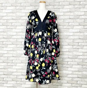 ★美品【Laura Ashley ローラアシュレイ】お花柄＊ワンピース ◎サイズ７