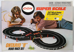 ヨネザワ, COX SUPER SCALE, ONTARIO 8 ROAD RACE SET,中古