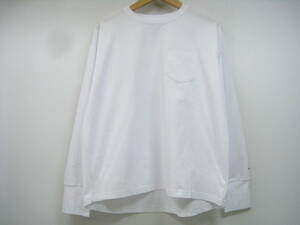 BILLABONG ビラボン ロンT ロングスリーブTシャツ 胸ポケット 指穴 バックロゴ 白 ホワイト サイズM