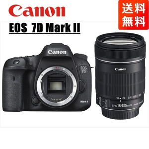 キヤノン Canon EOS 7D MarkII EF-S 18-135mm 高倍率 レンズセット 手振れ補正 デジタル一眼レフ カメラ 中古