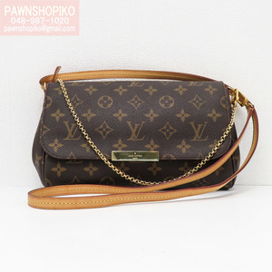 ルイヴィトン LOUIS VUITTON モノグラム フェイボリットPM／2WAY ショルダーバッグ／ポシェット M40717 美品 [質イコー]